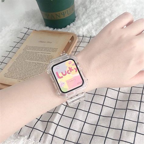 Apple Smart Watch, Apple Watch Hacks, Apple Watch Fashion, Aesthetic Objects, Black Keychain, Smart Watch Apple, Cute Watches, Apple Watch Accessories, Watch Fashion