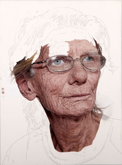 Colin Chillag | PICDIT Collin Chillag, Colin Chillag, Photorealistic Portraits, Hyper Realistic Paintings, Art Faces, John Singer Sargent, Realistic Paintings, A Level Art, Hyperrealism