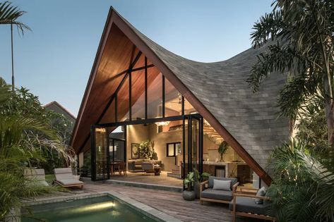 Alexis Dornier, Airplane Hanger, Farm Resort, Bedroom Minimal, River Design, Calming Interiors, Tropical Architecture, Roof Architecture, Industrial Architecture