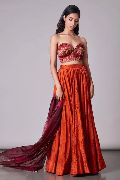 Tube Gown, Satin Embroidery, Lehenga Design, Crop Top For Women, Bridesmaid Saree, Crop Tops Online, Satin Crop Top, Bandeau Crop Top, Bralette Crop Top