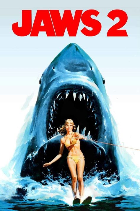 Jaws 2 Jaws 2, Rocky Ii, Jaws Movie, Film Horror, Men In Black, Nick Fury, The Expendables, White Sharks, Great White Shark