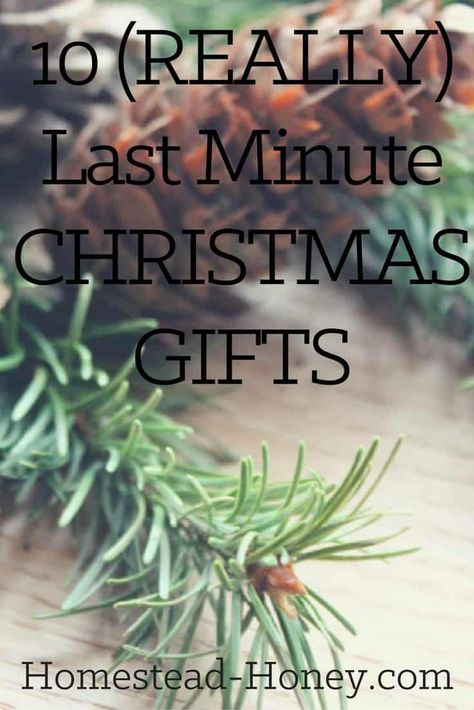 Searching for a last minute christmas gift for a special homesteader? Here are 10 ideas for homemade gifts that can be made in less than an hour, but are still special and meaningful. | Homestead Honey Last Minute Christmas Gifts Diy, Christmas Neighbor, Inexpensive Christmas Gifts, Neighbor Christmas Gifts, Free Printable Gifts, Christmas Gifts For Parents, Last Minute Christmas Gifts, Neighbor Gifts, Homemade Christmas Gifts