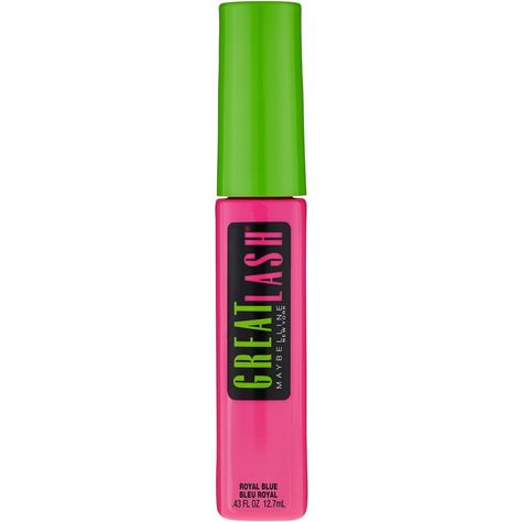 Maybeline Mascara, Great Lash Mascara, Maybelline Great Lash, Best Drugstore Mascara, Drugstore Mascara, Maybelline Mascara, Blue Mascara, Big Lashes, Maybelline Lash Sensational