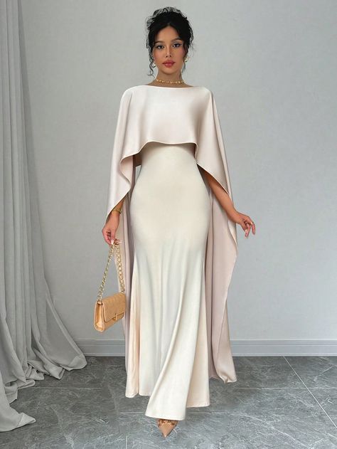 Classy Modest Dresses, Modest Evening Gowns, Lifestyle Dresses, Modest Evening Dress, Eid Outfits, 파티 드레스, Dress With Shawl, Modest Dresses Casual, Fancy Dresses Long