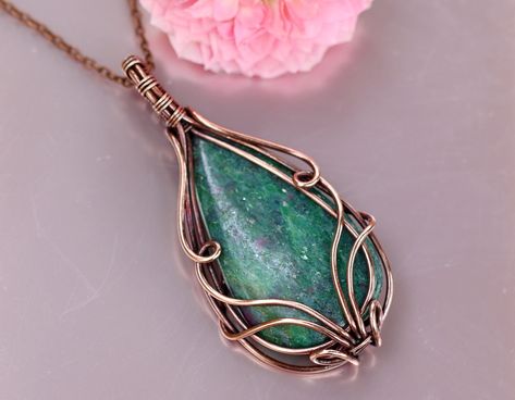 Rock Wire Wrapping Tutorial, Rough Stone Wire Wrap, Wire Wrapped Teardrop Pendant, Wire Wrapped Teardrop Cabochon, Wire Wrapped Irregular Stones, Wire Wrapped Teardrop Stone, Teardrop Wire Wrap Pendant, Wire Jewelry Tutorial Step By Step Free, Wire Wrap Teardrop Stone