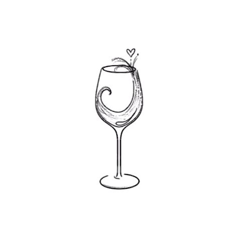 Wine Glass Tattoo, Wine Tattoo, Beer Tattoos, Glasses Tattoo, Cup Tattoo, Airplane Tattoos, Bestie Tattoo, Saved Tattoo, Coffee Tattoos