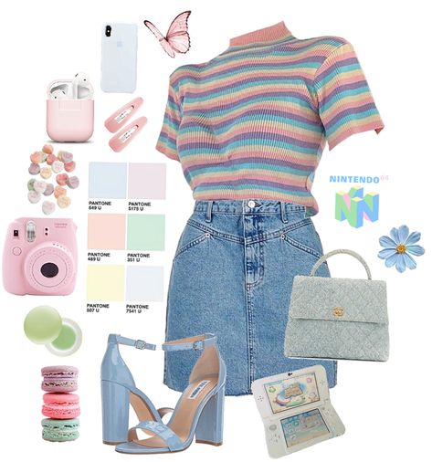 Pastel, Muted Pastels, Spring Inspo, Pastel Outfit, Outfit Shoplook, Outfit Style, Fashion Set, Outfit Ideas, I Hope