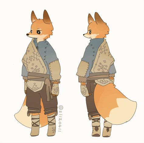 Fox Character, Arte Doodle, Fox Boy, Fox Art, The Fox, Dnd Characters, Creature Design, 귀여운 동물, Fantasy Character Design