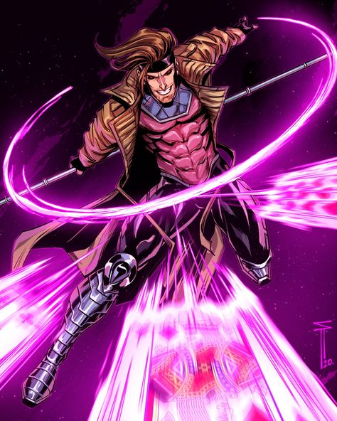 Tattoos Reference, Gambit Wallpaper, Gambit X Men, Gambit Marvel, Remy Lebeau, Snk King Of Fighters, Flash Comics, Xmen Art, Rogue Gambit