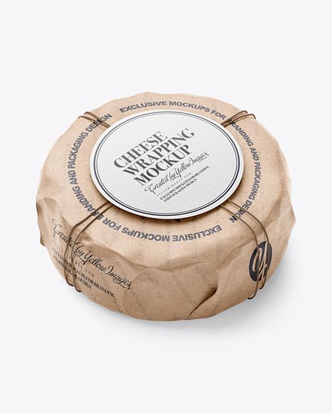 Cheese Wheel Wrapped In Kraft Paper Mockup. Present your design on this mockup. Includes special layers and smart objects for your creative works. Tags: brie,cheddar,cheese,cheese wheel,dairy,edam,emmental,food,goudy,jarlsberg,kraft,kraft paper,label,mock-up,mockup,package,packaging,paper,paper wrap,parmesan,round cheese,round label,smart layer,smart object,swiss,tilsit,wheel,wrapped,wrapper,wrapping. #mockup #psdmockup #brandmockup #yellowimages Cheese Branding, Cheese Packaging Design, Round Packaging, Realistic Render, Cheese Design, House Pantry, Cheese Packaging, Cheese Brands, Cheese Labels