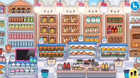 Toca World Room Ideas, Toca Boca Recipes Breakfast, Toca Boca Recipes, Boca Recipe, Toca Boca Room Ideas, Toca Ideas, Toca Boca Room, Pony Creator, Hello Kitty Printables