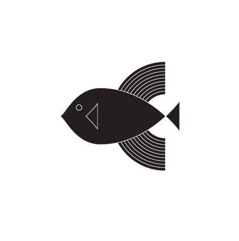 Geometric Aquatics on Behance Geometric Fish, Stamp Ideas, Fish Vector, Fish Illustration, Illustration Graphic Design, Graphic Design Adobe, Sea Creatures, Visual Identity, Adobe Illustrator