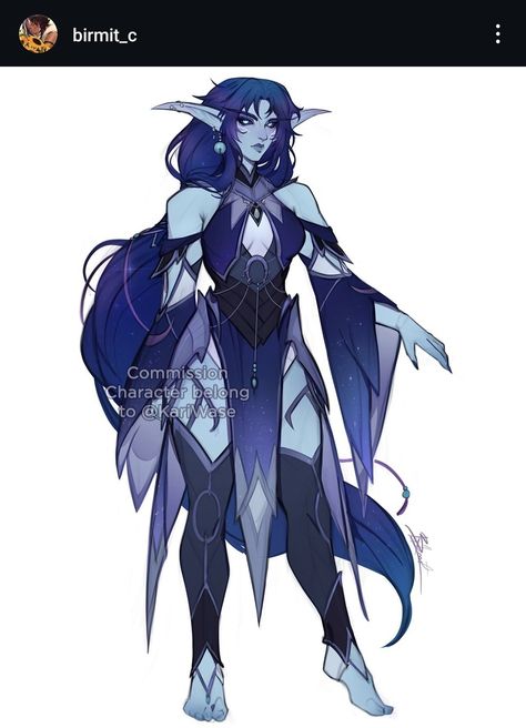 Banshee Art Beautiful, Moon Elf, Elf Characters, Pathfinder Character, Caracter Design, Warcraft Art, Night Elf, Dnd Art, Fan Art Drawing