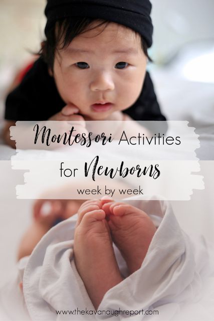 Infant Milestones By Week, Montessori, Montessori For Infants, Activities For Newborns, Montessori Activities Baby, Newborn Montessori, Montessori Newborn, Montessori Baby Activities, Newborn Activities