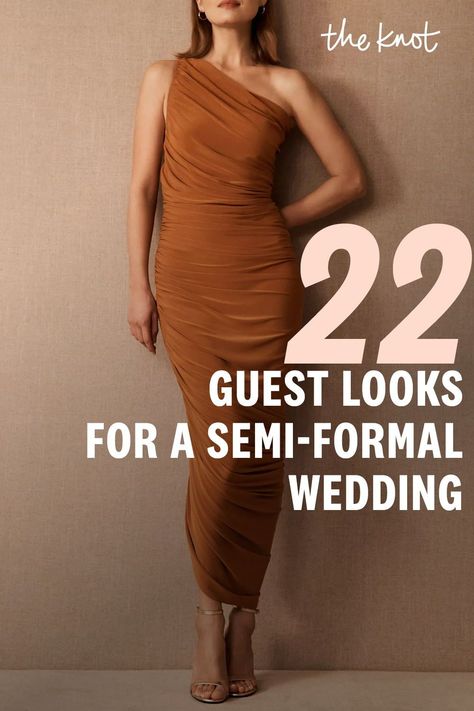 Semi Casual Outfit Women Wedding, Semi Formal Dress For Wedding, Semiformal Wedding Attire Guest Fall, Womens Semi Formal Outfit, Semi Formal Guest Wedding Attire, Semi Formal Attire For Women Wedding, Semi Formal Wedding Guest Dresses, Semiformal Outfit Women Party Dress, Semi Formal Outfits Wedding Guest