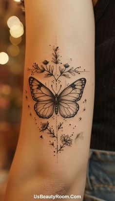 Are elegant tattoos for women becoming more popular 2024? - Fashion Tips Tricks Trendy Butterfly Tattoo, Butterflies Back Of Arm Tattoo, Butterfly Women Tattoo, Trending Tattoos For Women 2024, Classy Back Tattoos For Women, Funky Butterfly Tattoo, Wrist Tattoos For Women Butterfly, Butterfly Back Of Arm Tattoo, Cute Women’s Arm Tattoos