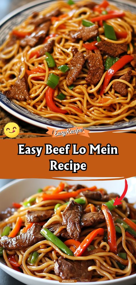 Beef Lo Mein Lo Mein With Fettuccine Noodles, Beef Lo Main, Asian Beef Recipes Crockpot, Blackstone Chicken Lo Mein, Beef And Brocolli Lo Mein, Tia Food Recipes, Steak Lo Mein Recipe, Easy Beef Chow Mein Recipe, Low Maine Noodles