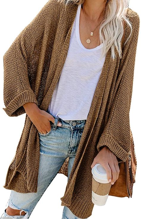 Tricotin Long, Coat Blouse, Estilo Hipster, Oversized Sweater Cardigan, Long Knit Cardigan, Gilet Long, Comfortable Sweater, Long Knit, Long Sweaters Cardigan