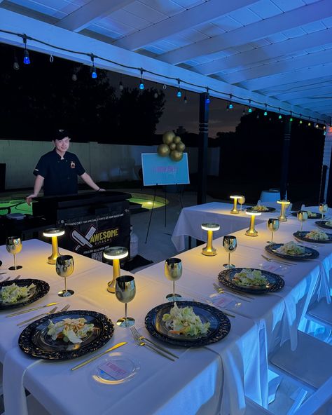 🔥 Ready for the ultimate backyard dining experience? We’ve partnered with Awesome Hibachi to bring the heat—literally! 🍣🔥 From mouth-watering food to the perfect ambiance, we’ve got it all covered.✨ Swipe through to see how we’re leveling up your backyard with our new Hibachi-at-home experience! Whether it’s a bachelorette bash or a birthday party, our custom Hibachi Tablescape Packages include everything from tables and chairs to mood lighting, making your event unforgettable. 🌸🍽️ Can you ... Hibachi Party Decor Ideas At Home, Home Hibachi Party, Hibachi Dinner Party Table Decor, Hibachi Birthday Party Table Set Up, Hibachi Bachelorette, Hibachi Night At Home, Hibachi Dinner Party Decor, Backyard Hibachi Party, Hibachi Theme Birthday Party