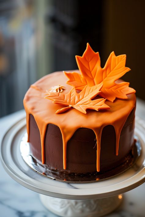 Autumn Cake Design, Fall Baby Shower Cake Ideas, Autumn Cake Decorating, Autumn Cake Ideas Birthday, Autumn Birthday Theme, Fall Themed Cakes, Fall Cake Decorating Ideas, Fall Cake Designs, Fall Theme Cakes