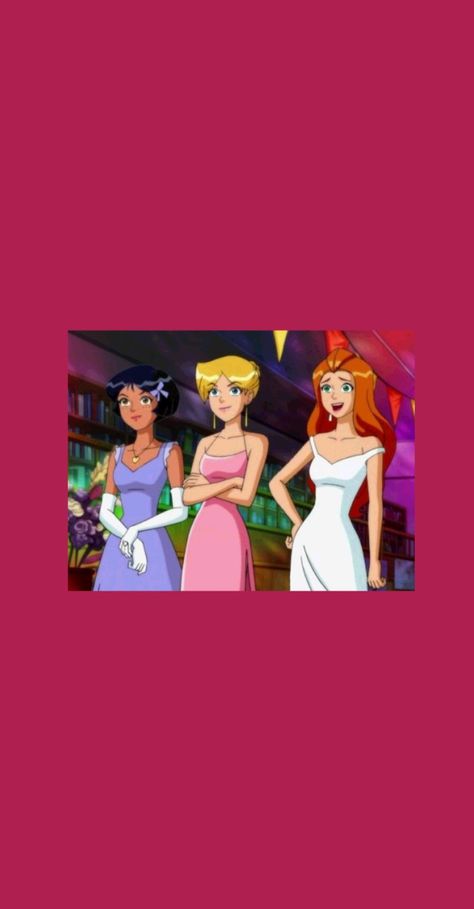 Totally Spies Nails, Totally Spies Wallpaper Iphone, Totally Spies Aesthetic Wallpaper, Totally Spies Wallpaper, Total Spies, Totally Spies Outfits, Totally Spies Sam, Totally Spies Aesthetic, Spies Outfits