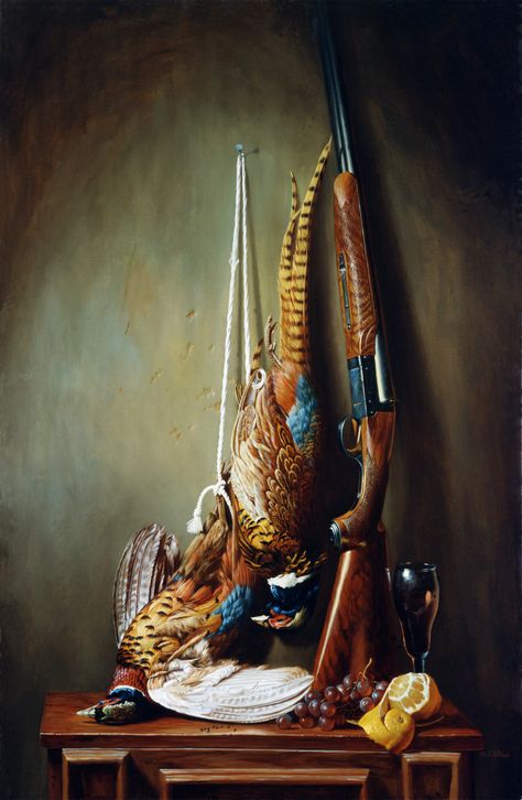 Beautiful still life Upland Bird Hunting, Hunting Lifestyle, Upland Hunting, Quail Hunting, Deer Hunting Tips, Hunting Room, Hunting Art, Pheasant Hunting, Hunting Life