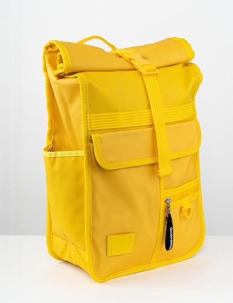 Diy Backpack Pattern, Backpacking Outfits, Japanese School Bag, Yellow Backpack, Aesthetic Backpack, Rolltop Backpack, Diy Backpack, London Bags, Backpack Pattern