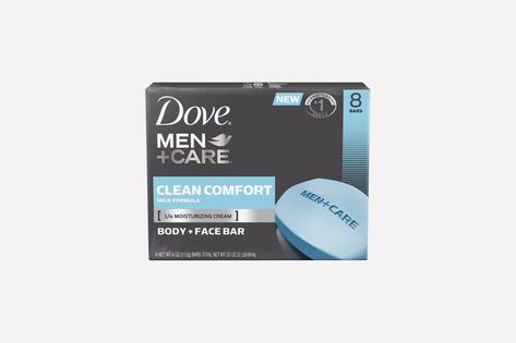 Dove Men+Care “Body + Face Bar” soap Shower Upgrades, Dove Bar Soap, Dove Soap, Shower Items, Man Bars, Dove Men Care, Mens Soap, Dove Men, Facial Scrub