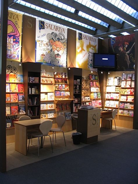 Front view of our stand at Frankfurt Book Fair 2013 Book Fair Booth Design, Frankfurt Book Fair, Book Booth Design, Stall Designs, Manga Books, Book Fair, Stand Design, Booth Design, Front View