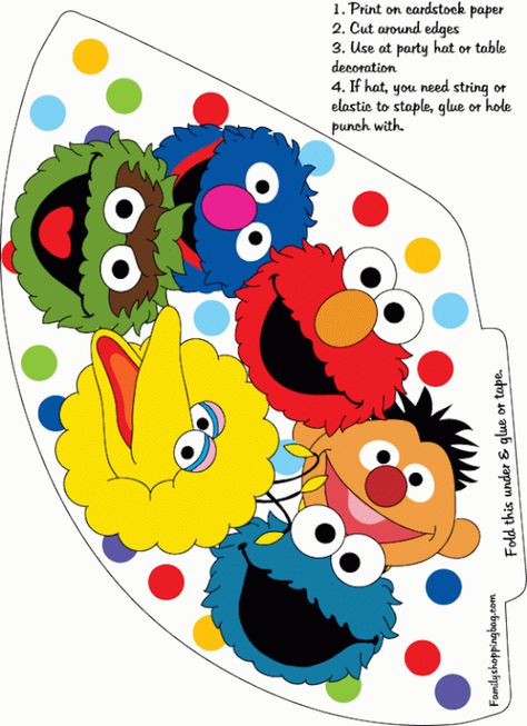 Sesame Street Party Printables