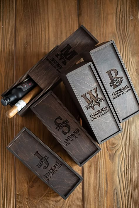 Men Advice, Father Of Groom Gift, Asking Groomsmen, Groom Box, Groomsmen Boxes, Groomsman Proposal Box, Best Man Proposal, Father Of Bride, Groomsmen Proposal Gifts