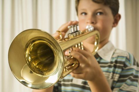 little boy playing the trumpet Kids Talent Show, Kids Talent Show Ideas, Talent Show Ideas, Playing Trumpet, Play Trumpet, Show Ideas, Kids Talent, Piano Recital, School Band