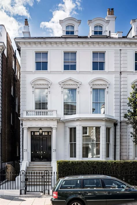 London House Exterior, London House Interior, Indigo Interior, Townhouse Garden, Townhouse Exterior, Townhouse Interior, Luxury Architecture, London Interior Design, London Houses