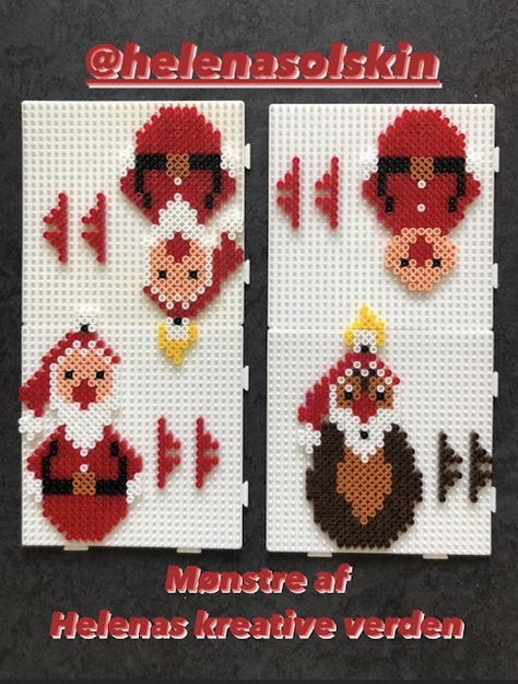 Jul Perler, Hama Disney, Hama Beads Christmas, Beads Patterns, Disney Christmas, Hama Beads, Diy Halloween, Perler Beads, Disney Store