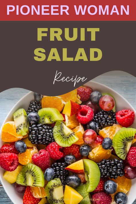 Bowl of vibrant fruit salad Pioneer Woman Fruit Salad, Fruit Salad Dressing Recipe, Fruit Salad Dressing, Dessert Salad Recipes, Chip Dip Recipes, Dressing For Fruit Salad, Fruit Salad Recipe, Salads For A Crowd, Fresh Fruit Salad