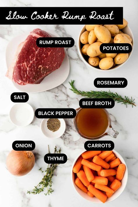 Slow Cooker Beef Rump Roast, Rump Roast In Crockpot, Beef Rump Roast Recipes Crock Pots, Beef Rolled Rump Roast Recipes, Rump Roast Crock Pot Recipes Slow Cooker, Crockpot Rump Roast Recipes, Beef Rump Roast Recipes, Rump Roast In The Oven, Slow Cooker Rump Roast