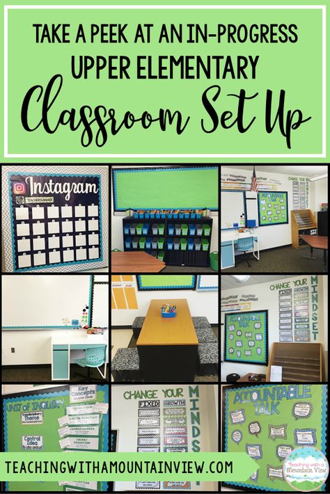 Upper Elementary Classroom Setup, 4th Grade Classroom Setup, Fifth Grade Classroom, Intermediate Classroom, Classroom Setup Elementary, Teaching 5th Grade, Elementary Classroom Decor, 5th Grade Classroom, Third Grade Classroom