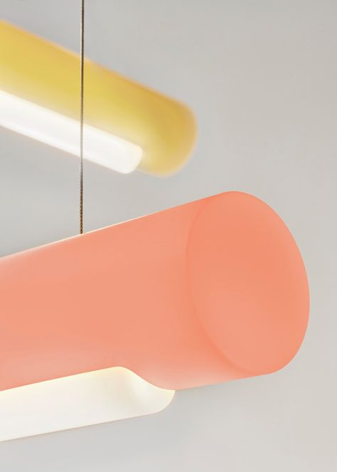 Aura Light | Leibal Aura Light, Minimal Lamp, Sabine Marcelis, Diy Lampe, London Design Festival, Architecture Magazines, Led Tubes, Light Sculpture, Linear Lighting