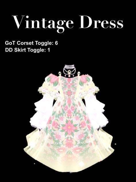 Got Bodice Rh, Vintage Royale High Outfits, Royale High Victorian Outfit, Royal High Skirt Combos, Royale High Skirt Combos, Bodice Combos Royale High, Rh Combos, Rh Hacks, Royale High Outfits