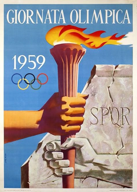 Vintage Olympic Posters to Get You Excited for Sochi | Condé Nast Traveler Olympics Poster, Olympics Graphics, Olympic Art, Olympic Poster, Ancient Olympics, Vintage Olympics, Vintage Italian Posters, Italian Posters, Olympic Party