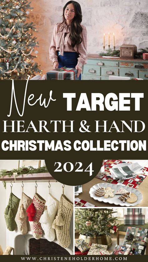 The new Hearth and Hand with Magnolia Target Christmas 2024 collection is available now! I'm sharing all of my favorite pieces from this season's collection. | Christene Holder Home Hearth And Hand With Magnolia Christmas, Target Christmas 2024, Joanna Gaines Christmas Tree, Joanna Gaines Christmas Decor, Magnolia Christmas Decor, Joanna Gaines Christmas, Hearth And Hand With Magnolia, Magnolia Christmas, Magnolia Collection