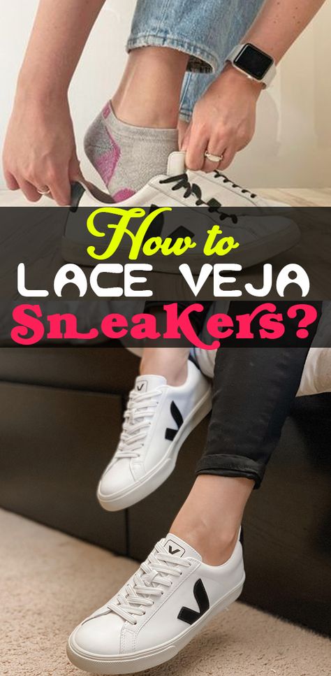 Unlock the secrets of stylish lacing with our guide on 'How to Lace Veja Sneakers? The Easy Way to Tie.' Elevate your sneaker game effortlessly! 👟✨ Visit footonboot.com for expert tips and shop the latest Veja styles. Lace up, step out, and make a statement! #FootOnBoot #SneakerStyle #VejaLacing #FashionTips #ShoeLove #StepIntoStyle #FootwearFashion Sneakers Veja, Veja Shoes, Veja Sneakers, Lace Sneakers, Minimalist Designs, Sneaker Games, Lacing Sneakers, Sneakers Fashion, Shoe Laces