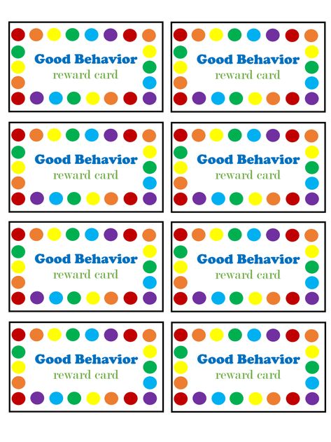 Good Behavior Reward Punch Card- Life with the Hawleys.pdf - Google Drive Reward Board Classroom, Good Behavior, Reward Charts, Reward Cards For Students, Behavior Punch Cards Free Printable, Good Behavior Rewards, Punch Reward Cards, Good Behavior Punch Card Free, Preschool Classroom Labels