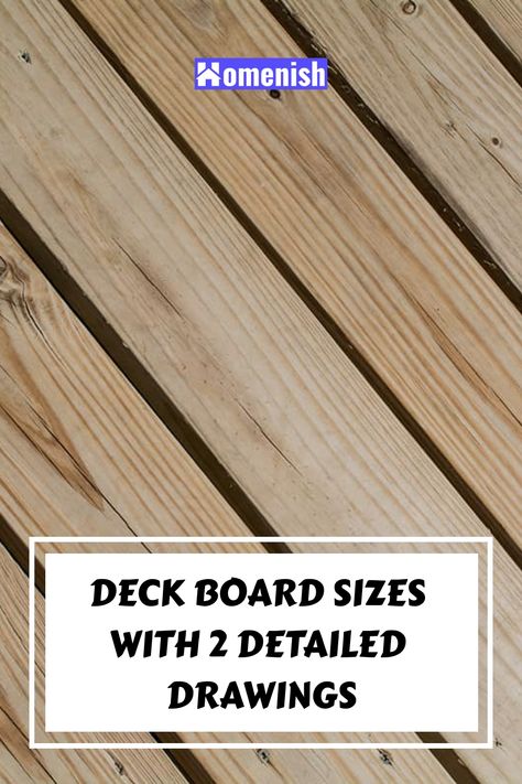 If you plan to build your own deck, you’ll need to understand the measurements and dimensions of standard deck boards and which size is best for your project. Build Your Own Deck, Lumber Sizes, Pvc Decking, Pvc Board, Pressure Treated Wood, Deck Boards, Wood Deck, Life Expectancy, House Projects