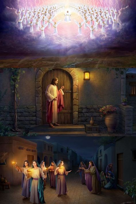 Justified By Faith, The Kingdom Of Heaven, The Rapture, Jesus Return, Bible Images, Bible Illustrations, Bible Characters, Bible Pictures, Bride Of Christ