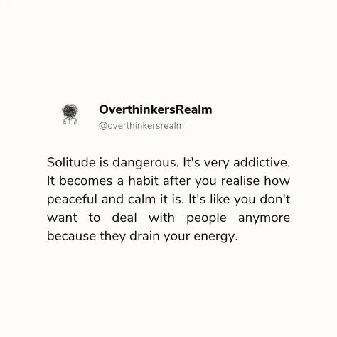 Embracing the calm in solitude, where peace speaks louder than the noise. 🖤 . . . . . #solitude #innerpeace #selfcare #mentalclarity #recharge #quiettime Solitudeness Quotes Aesthetic, Solitudeness Quotes, Mind Journal, Weekend Quotes, Daily Quote, Mindfulness Journal, Insightful Quotes, Quotes That Describe Me, Literary Quotes