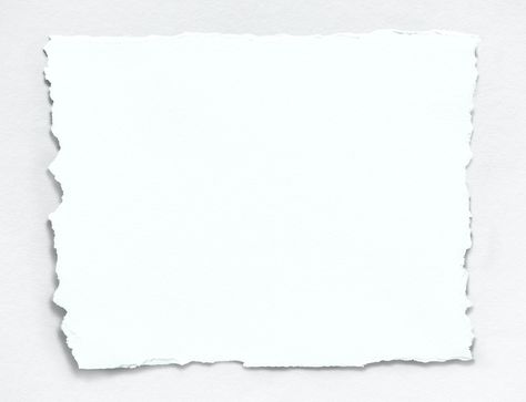 Blank torn white paper template | premium image by rawpixel.com / KUTTHALEEYO White Paper Template, Paper Ripped, Ripped Paper, Paper Outline, Aesthetic Png, Canvas Background, Photoshop Resources, Newspaper Template, Instagram Feed Ideas Posts