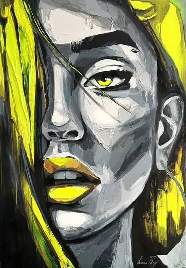 Nymph Painting, Face Art Painting, Face Artwork, Abstract Portrait Painting, Abstract Face Art, Kunst Inspiration, Abstract Faces, Abstract Portrait, Art Inspiration Painting