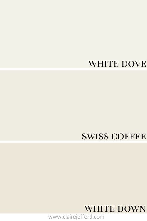 Swiss Coffee Paint Benjamin Moore, Benjamin Moore Swiss Coffee Bedroom, Swiss Coffee 75% Benjamin Moore, Benjamin Moore Swiss Coffee Cabinets, Swiss Coffee Bathroom, White Down Benjamin Moore, Paint Color Swiss Coffee, Kitchen Backsplash Wood, Swiss Coffee Paint Color