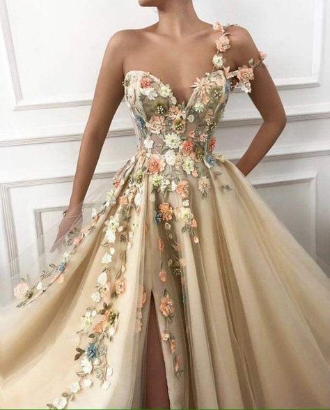 Sweetheart Evening Dress, Flower Prom Dress, Split Prom Dresses, One Shoulder Prom Dress, Floral Prom Dresses, 파티 드레스, Tulle Evening Dress, Graduation Dresses, Elegant Prom Dresses